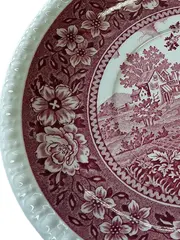 Vorschaubild 3 von Rusticana Wandteller Rot Porzellan Landschaft 17 cm