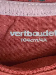 Vorschaubild 6 von Mädchen T-Shirt Rot Gr. 104 Blumenmuster Schriftzug Kurzarm Casual