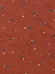 Vorschaubild 7 von Mädchen T-Shirt Rot Gr. 104 Blumenmuster Schriftzug Kurzarm Casual