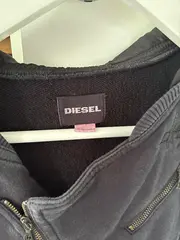 Vorschaubild 4 von Kinder Steppweste mit Kapuze Gr. 146 (L) Schwarz Casual