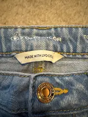 Vorschaubild 2 von Damen Jeans Culotte High Waist Gr. 29 Blau Lyocell