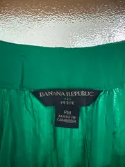 Vorschaubild 5 von Petite Damen Bluse Gr. PM/36 Grün Kurzarm Raffung