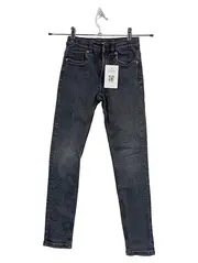 Vorschaubild 1 von Kinder Jeans Slim Fit Grau Größe 134 Kinderjeans