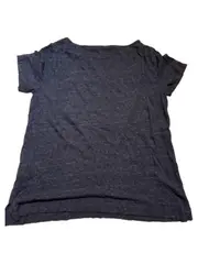 Vorschaubild 2 von Damen T-Shirt Gr. 36/S Blau Meliert Kurzarm Casual