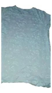 Vorschaubild 4 von T-Shirt Mädchen Schriftzug Kurzarm Türkis Gr. 146 Baumwolle Freizeit