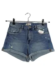 Vorschaubild 1 von TRF Damen Jeans Shorts Gr. 36 W26 Blau Denim Destroyed