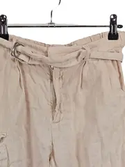 Vorschaubild 3 von Kinder Cargohose Leinen Ramie Beige Gr. 140 Jogger