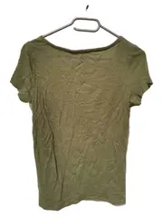 Vorschaubild 2 von Damen T-Shirt Federprint Gr. S grün Kurzarm Casual