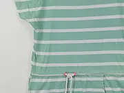 Vorschaubild 2 von Damen Sommerkleid Gr. S gestreift Grün Weiß Baumwolle Casual