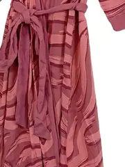 Vorschaubild 4 von Damen Morgenmantel Kimono Rosa Gr. 36/38 Viskose Abstrakt