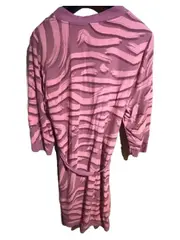 Vorschaubild 2 von Damen Morgenmantel Kimono Rosa Gr. 36/38 Viskose Abstrakt