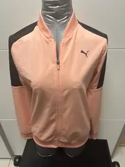 Vorschaubild 3 von Damen Trainingsjacke Rosa Schwarz Sportjacke Gr. M