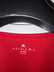 Vorschaubild 5 von Herren Sport Shirt Rot Climalite Gr. 2XL Fußball Trikot