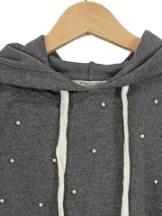 Vorschaubild 5 von Trafaluc Kapuzenpullover Damen Gr. 36/S Grau Perlen Hoodie