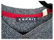 Vorschaubild 4 von Herren Pullover Gr. XL Grau Meliert Baumwolle Strickpullover