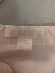 Vorschaubild 7 von Damen Hemdbluse Weiß Gr. 40 Baumwolle Stehkragen Minimalistisch