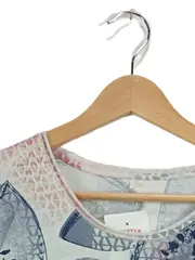 Vorschaubild 4 von Damen Langarmshirt Blumenmuster Gr. 38/M Mehrfarbig