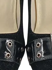 Vorschaubild 5 von KAI DAR Damen Pumps Schwarz Gr. 37 Strass Schnalle Elegant Absatz