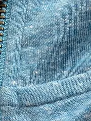 Vorschaubild 6 von Damen Kapuzenpullover Hoodie Blau Meliert Gr. 38/M Sportlich