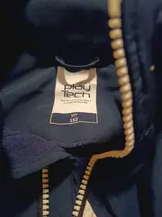 Vorschaubild 2 von Kinder Regenjacke Softshelljacke Gr. 152 Blau Kapuze