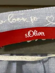 Vorschaubild 5 von Damen Bluse 3/4-Arm Blau Gr. 40 Baumwolle Stickerei Lochmuster