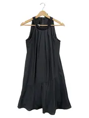Vorschaubild 1 von Damen Cocktailkleid Gr. 36 Schwarz Perlenbesatz A-Linie Elegant