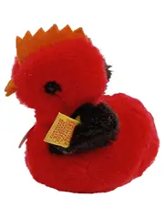 Vorschaubild 2 von Cosy Bibi Hahn Plüschtier Kuscheltier Rot Knopf im Ohr