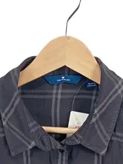 Vorschaubild 2 von Hemdbluse Damen Gr. 38 Grau Kariert Langarm Casual