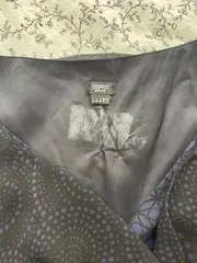 Vorschaubild 4 von Damen Festliches Kleid Gr. 36/S Blau Elegant Punkte Midikleid