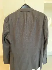 Vorschaubild 2 von Anzug Herren Gr. 50 Grau Wolle Water Repellent Business