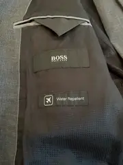 Vorschaubild 3 von Anzug Herren Gr. 50 Grau Wolle Water Repellent Business