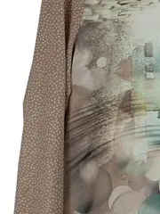 Vorschaubild 4 von TAIFUN Damen Langarmshirt Gr. 40 Beige Abstrakt Print Modern