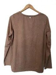 Vorschaubild 2 von TAIFUN Damen Langarmshirt Gr. 40 Beige Abstrakt Print Modern
