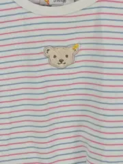 Vorschaubild 3 von Baby Mädchen T-Shirt Gr. 74 gestreift Bär Applikation Rüschen