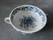 Vorschaubild 2 von Suppentasse Valeria Porzellan Weiß Blau Blumenmuster Klassisch