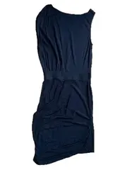 Vorschaubild 3 von Damen Cocktailkleid Schwarz Raffung Gr. S Elegant Viskose