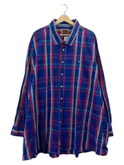 Vorschaubild 1 von Men Karohemd Herren Freizeithemd Langarm Blau Rot 7XL