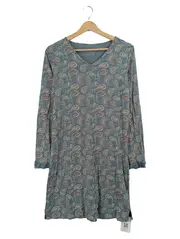 Vorschaubild 1 von TCM Damen Langarmshirt Paisley Petrol Gr. 36/38 Bio-Baumwolle