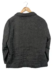 Vorschaubild 2 von Leichte Jacke Damen Gr. 44/XXL Grau Meliert Klassisch Elegant