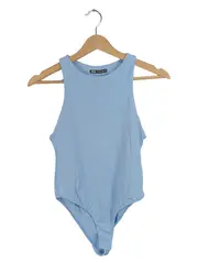 Vorschaubild 2 von Damen Body Basic Hellblau Gr. S Ärmellos Rundhals Stretch