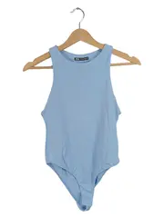Vorschaubild 1 von Damen Body Basic Hellblau Gr. S Ärmellos Rundhals Stretch
