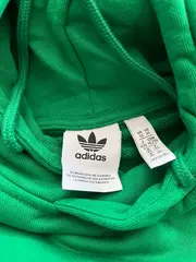 Vorschaubild 3 von Herren Hoodie Grün Trefoil Logo Kapuzenpullover Gr. XL