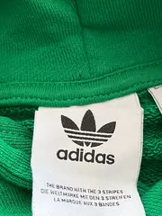 Vorschaubild 4 von Herren Hoodie Grün Trefoil Logo Kapuzenpullover Gr. XL