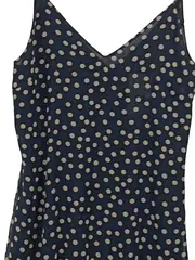 Vorschaubild 2 von Damen Trägerkleid Punkte Blau Gr. 36 Freizeitkleid