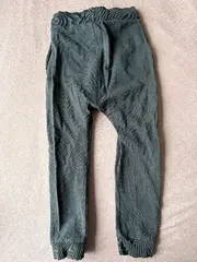 Vorschaubild 3 von Jogginghose Kinder Gr. 110 Grün Baumwolle locker geschnitten