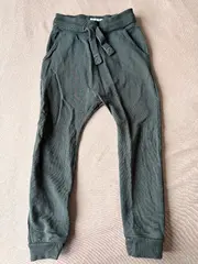 Vorschaubild 2 von Jogginghose Kinder Gr. 110 Grün Baumwolle locker geschnitten