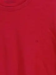 Vorschaubild 3 von Herren T-Shirt Rot Gr. 46/S Casual Logo Baumwolle