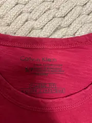 Vorschaubild 2 von Herren T-Shirt Rot Gr. 46/S Casual Logo Baumwolle