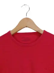 Vorschaubild 4 von Herren T-Shirt Rot Gr. 46/S Casual Logo Baumwolle