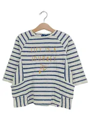 Vorschaubild 1 von Mädchen Pullover Gestreift Casual Gr. 116 Mehrfarbig Baumwolle